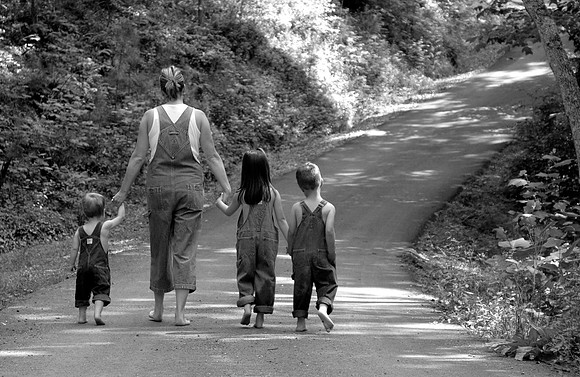 Long walk...